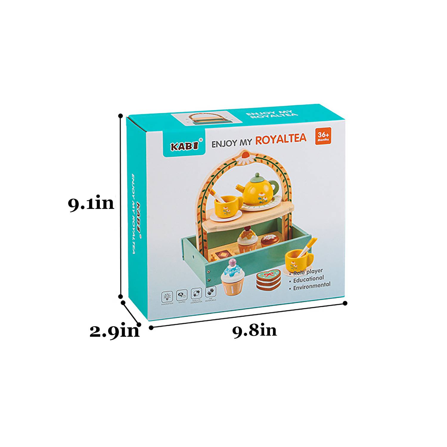 Creative Kids' Educational Pretend Tea Party Toy Set 2