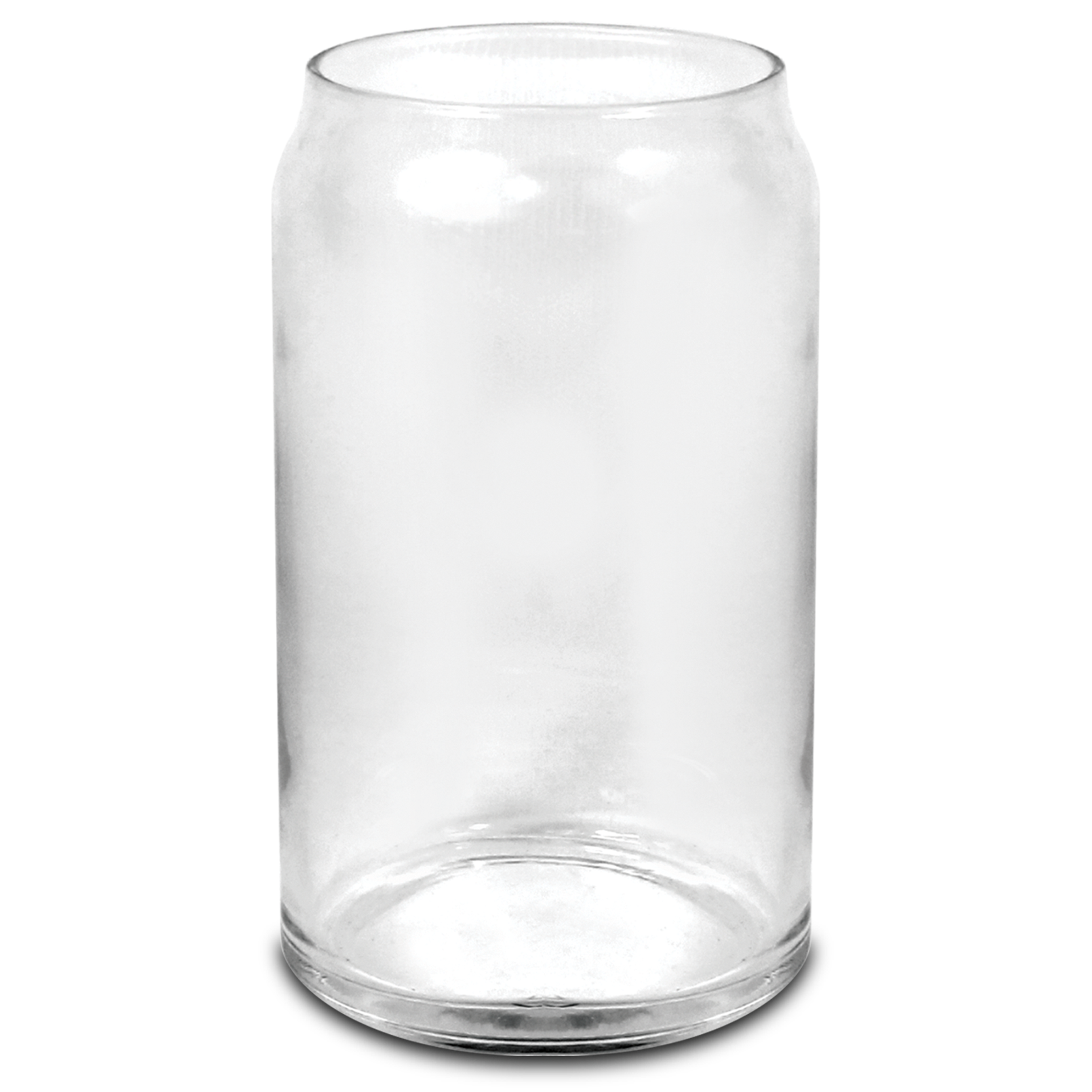 16 Oz. Clear Glass Can 3