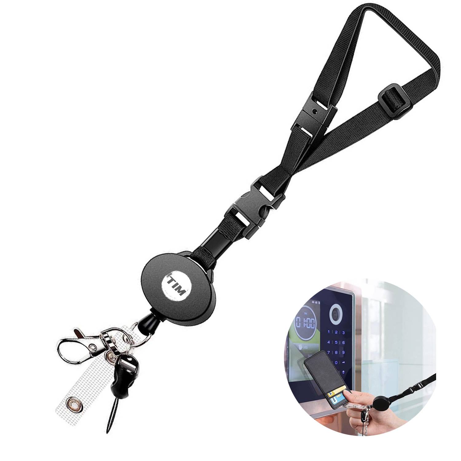 Custom Heat Transfer Lanyard Badge 2