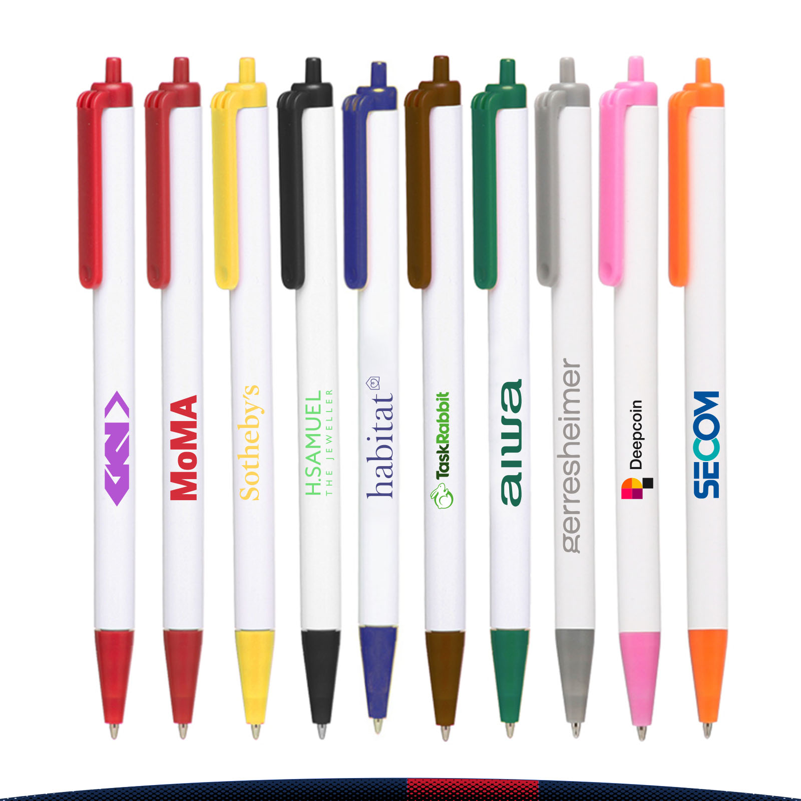Abby Plastic Company Pens 12