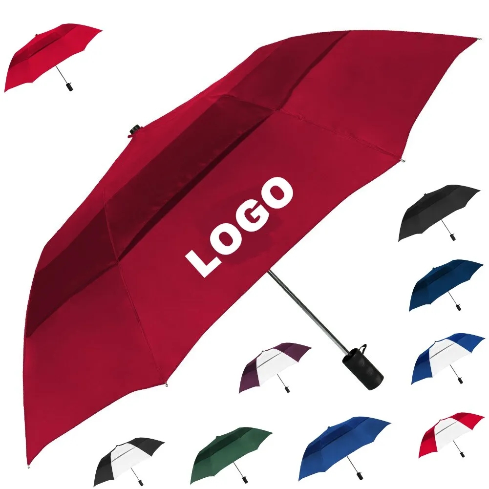 The Vented Grand Practicality Auto-Open Folding Umbrella 7