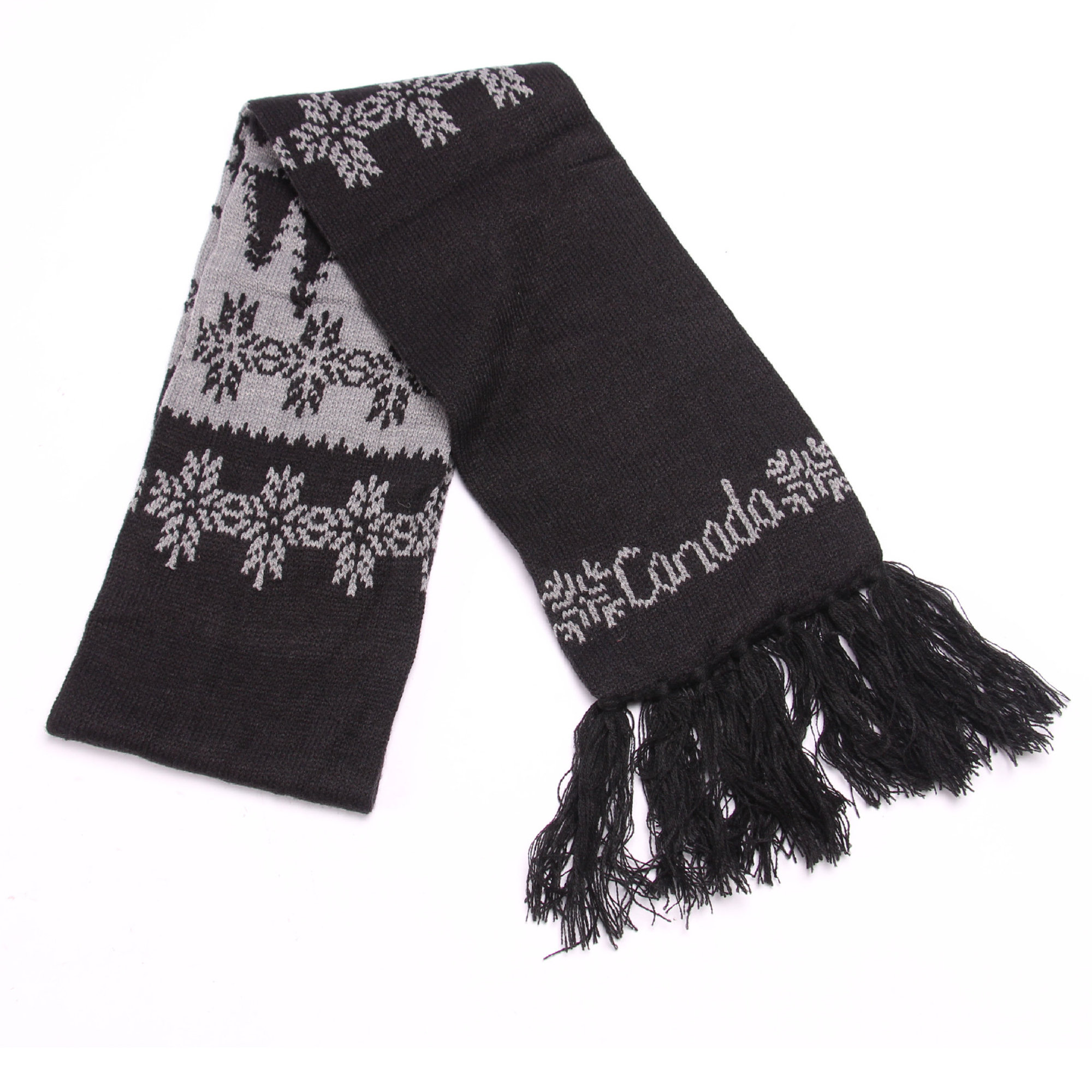 Christmas Patterned Pom Scarf Hat and Gloves Set Three Piece 3