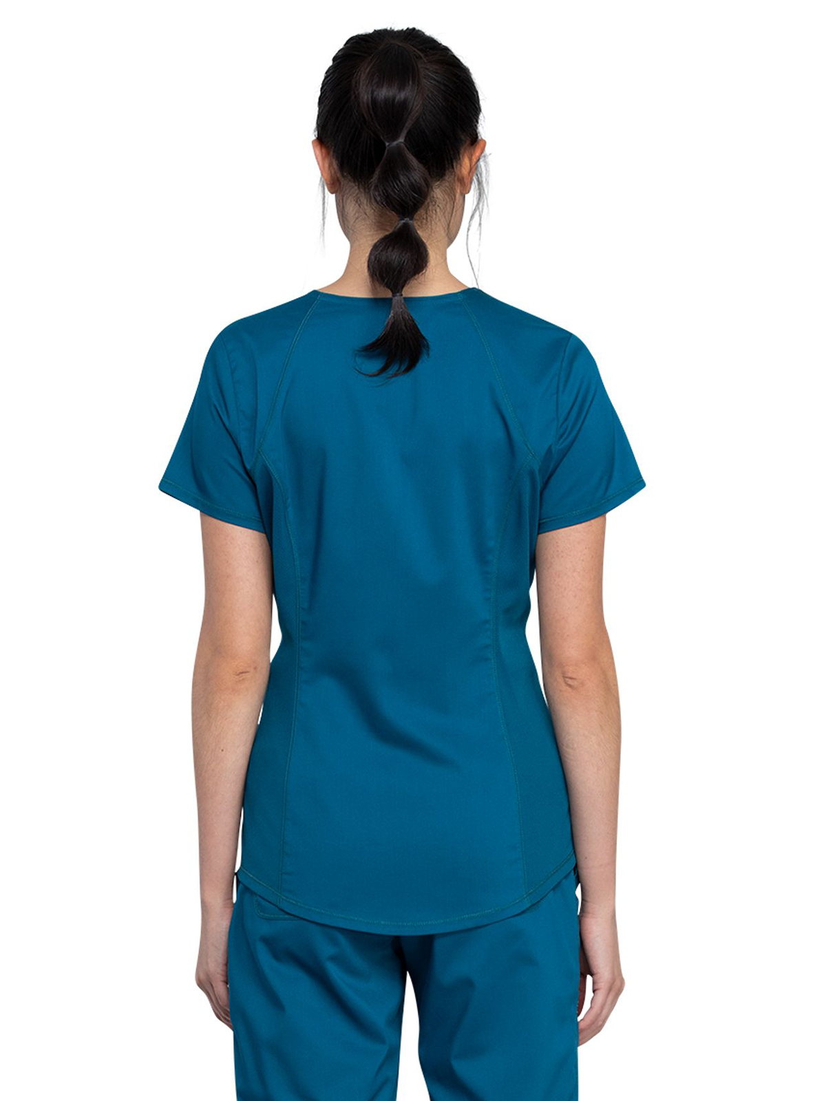 Cherokee - Workwear Revolution - Women's 2-Pocket V-Neck Top 13