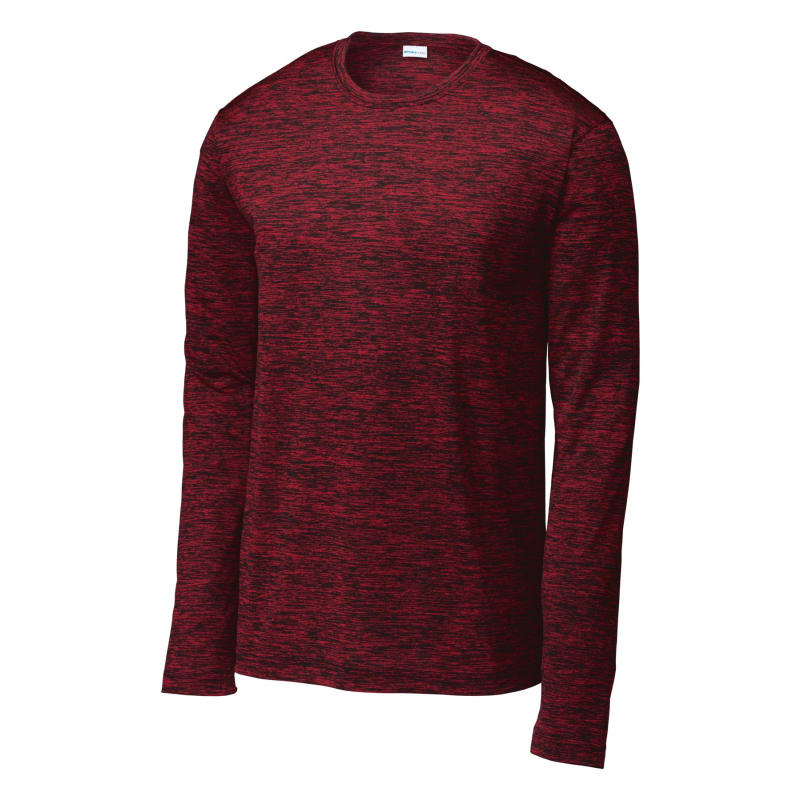 Sport-Tek PosiCharge Long Sleeve Electric Heather Tee. 20