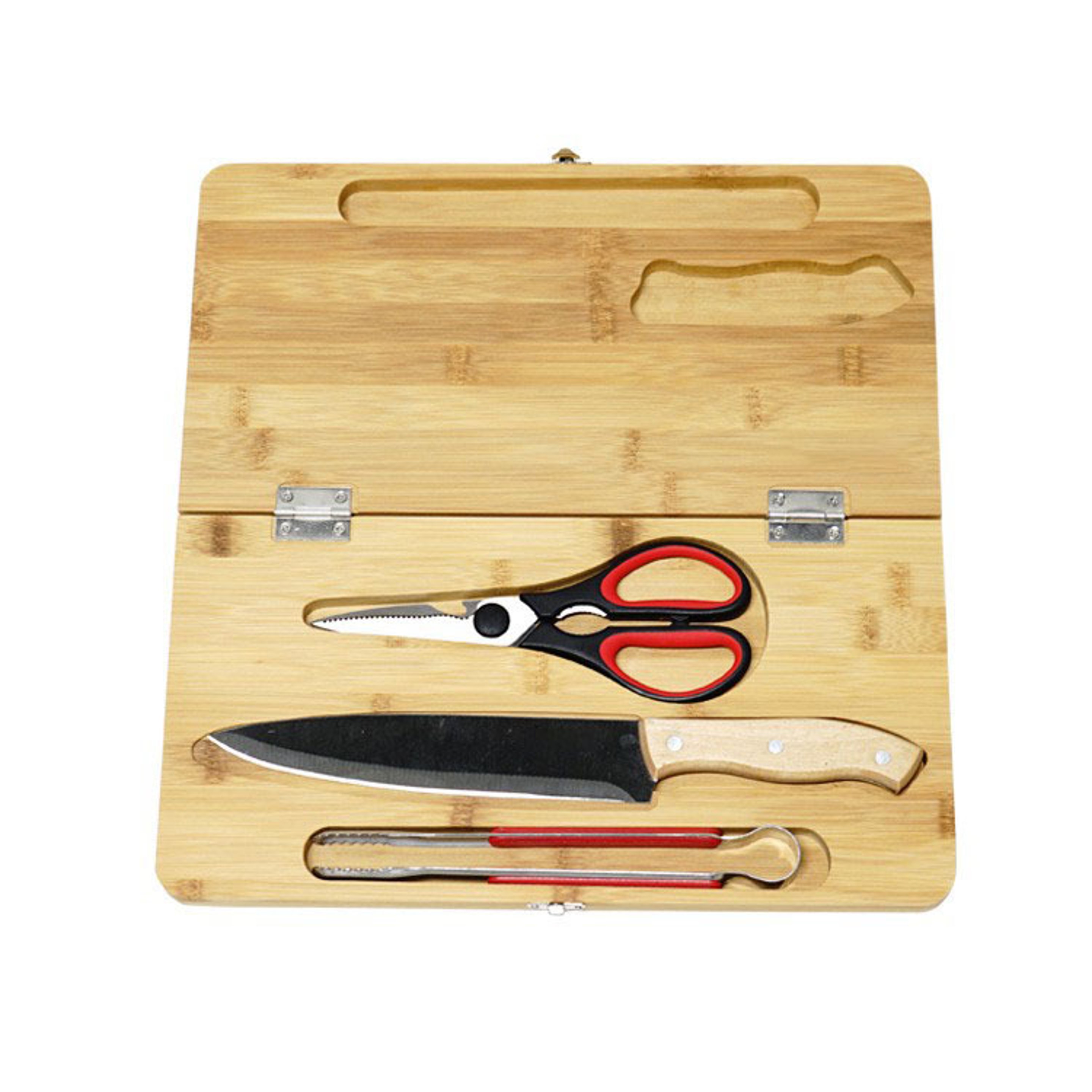 Foldable Bamboo Cutting Board and Utensil Set (direct import) 3