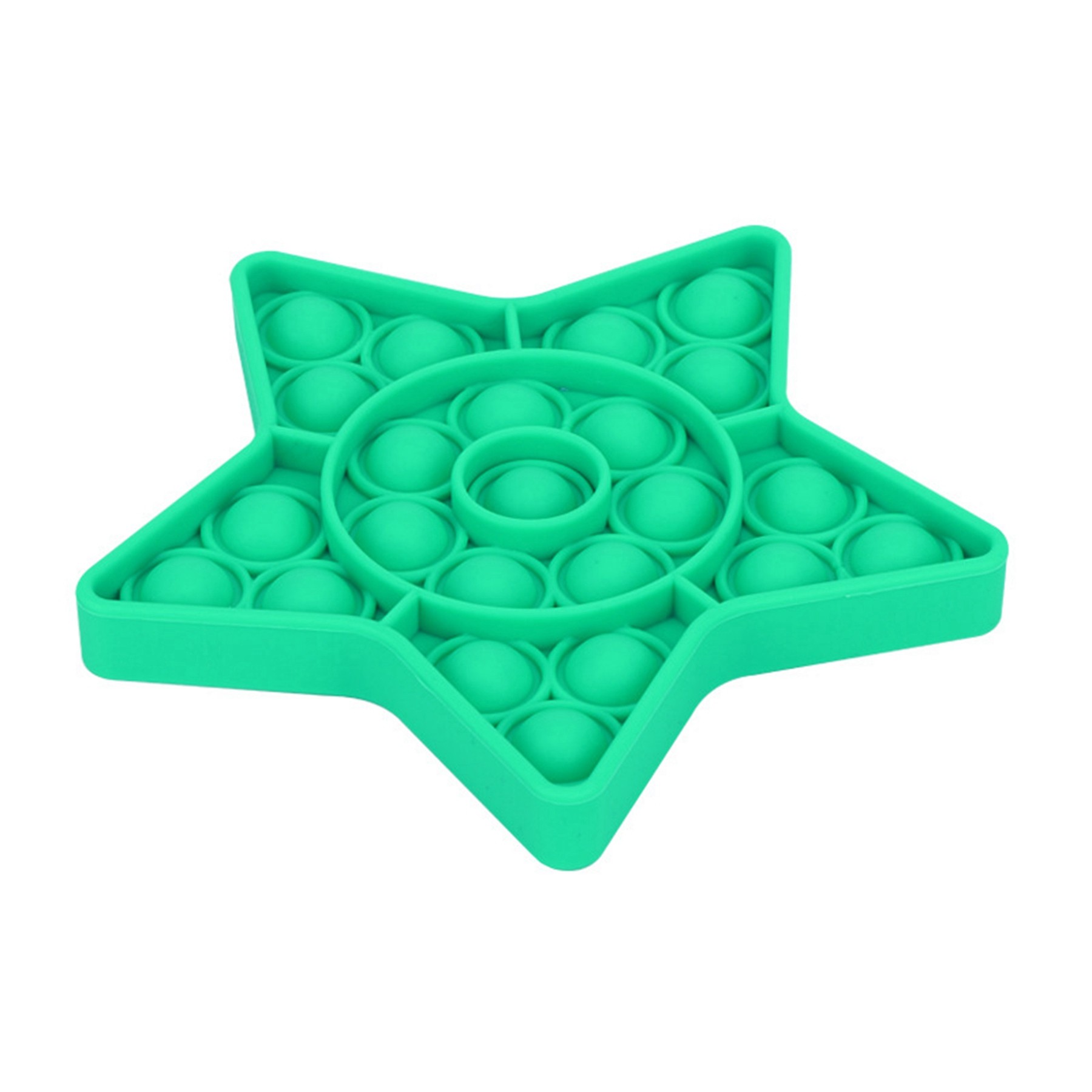 Silicone Push Bubble Fidget Sensory Toy Stress Reliever--Star Shape 3