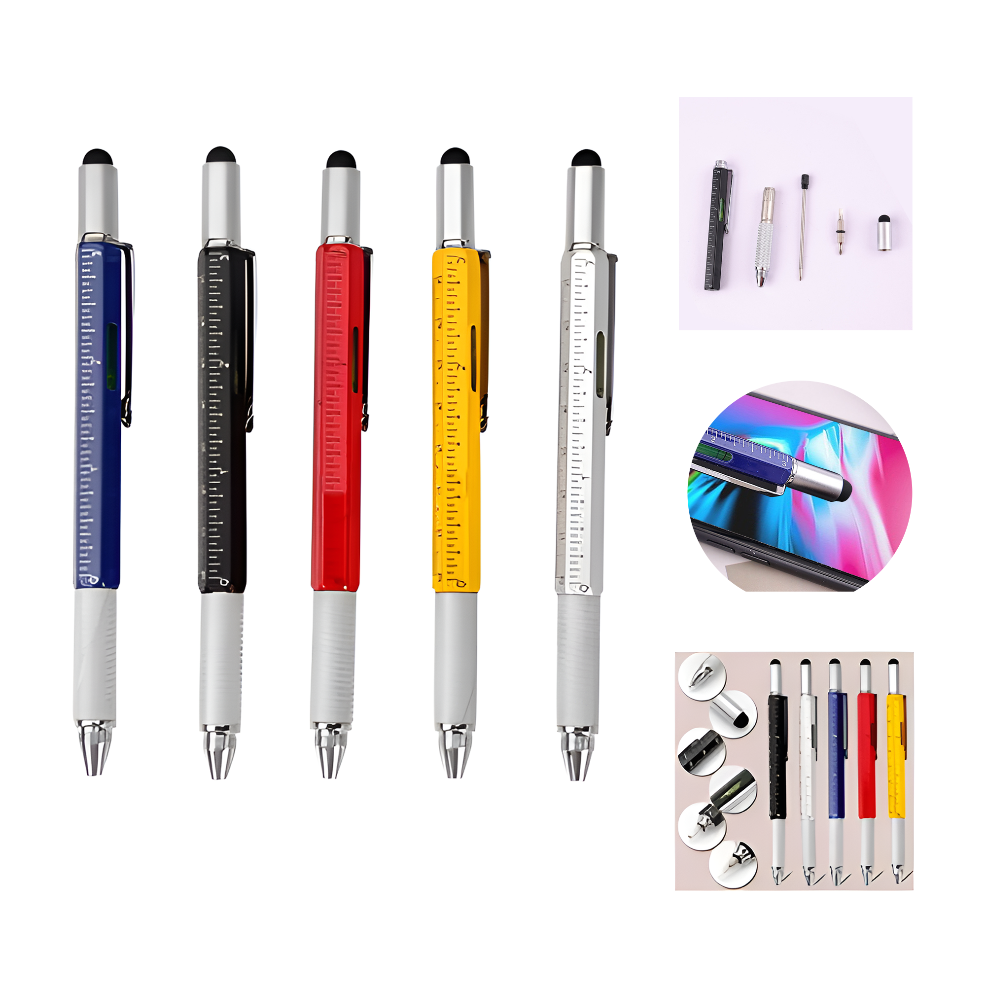6 in 1 Metal Multifuction Tool Pen 1