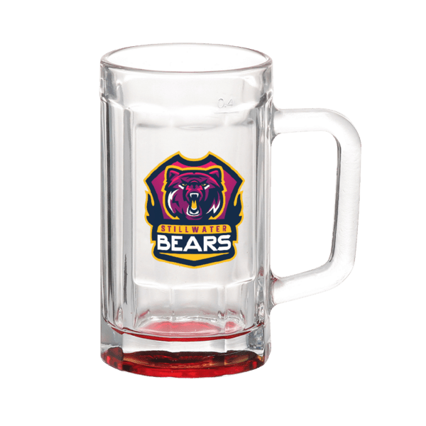 Chug 15 oz. Sports Fan Glass Beer Mug 23