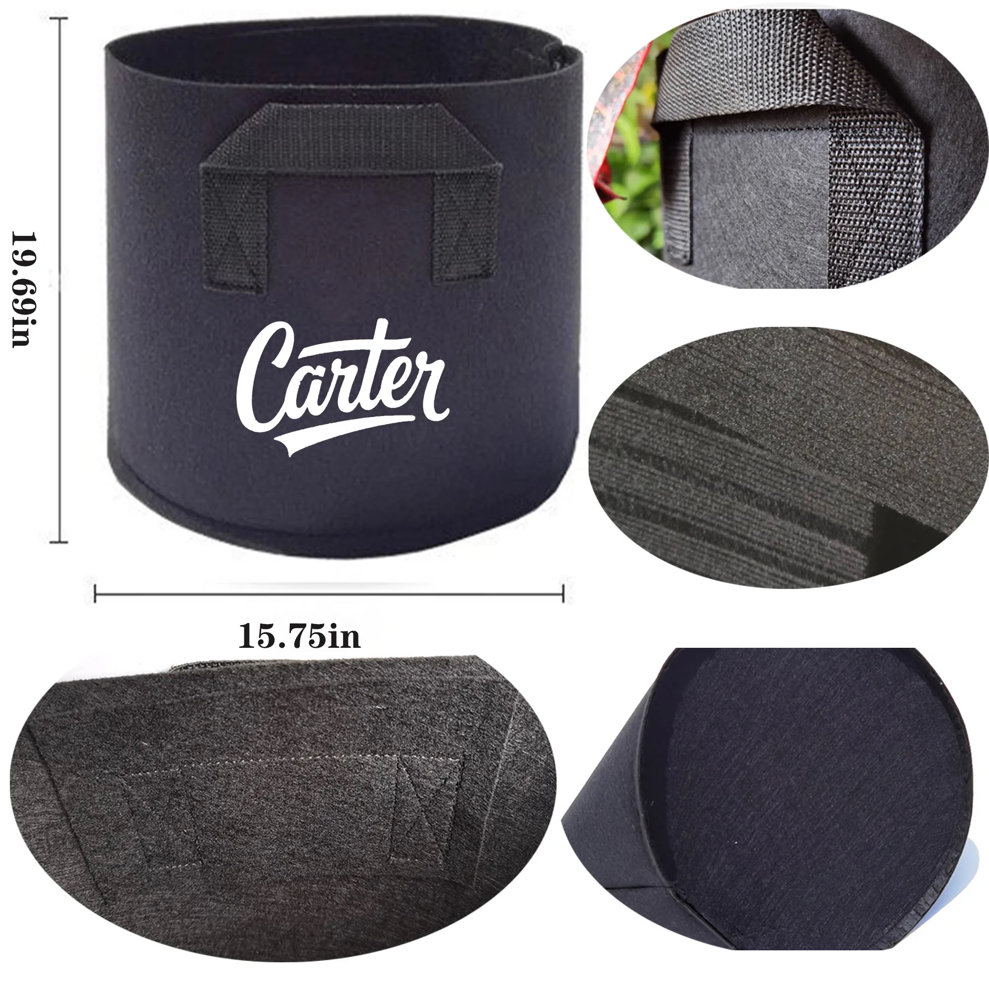 Non Woven Thickened  Planting Bag Flower Pot 4