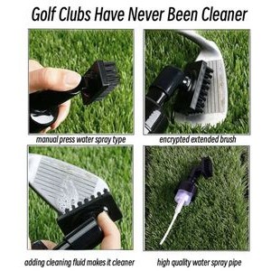 Golf Club Cleaning Brush Water Spray with Spray Bottle Cleaning Tool Golf Cleaner 2