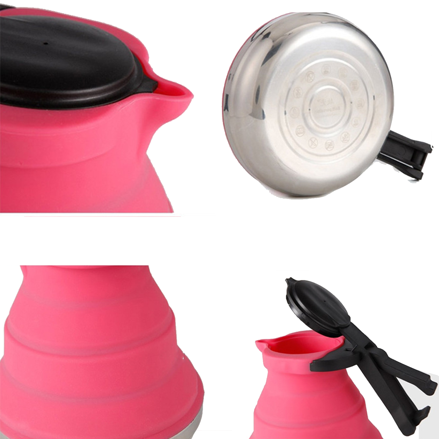 50oz Collapsible Camping Kettle for Hiking 3