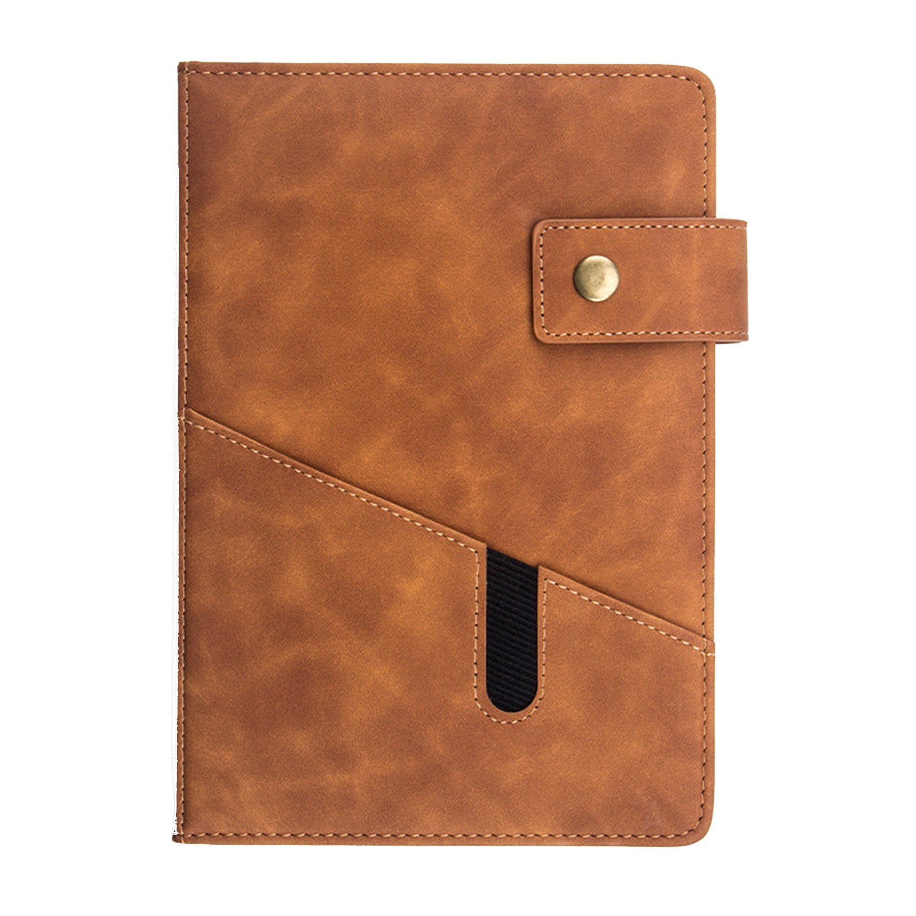 Magnetic Clasp Notebook with 2 Pockets 7