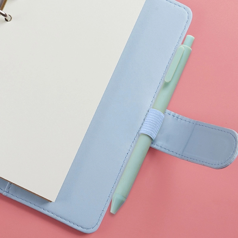 PU Leather A6 Business Travel Journal Diary Binder Notebook 19