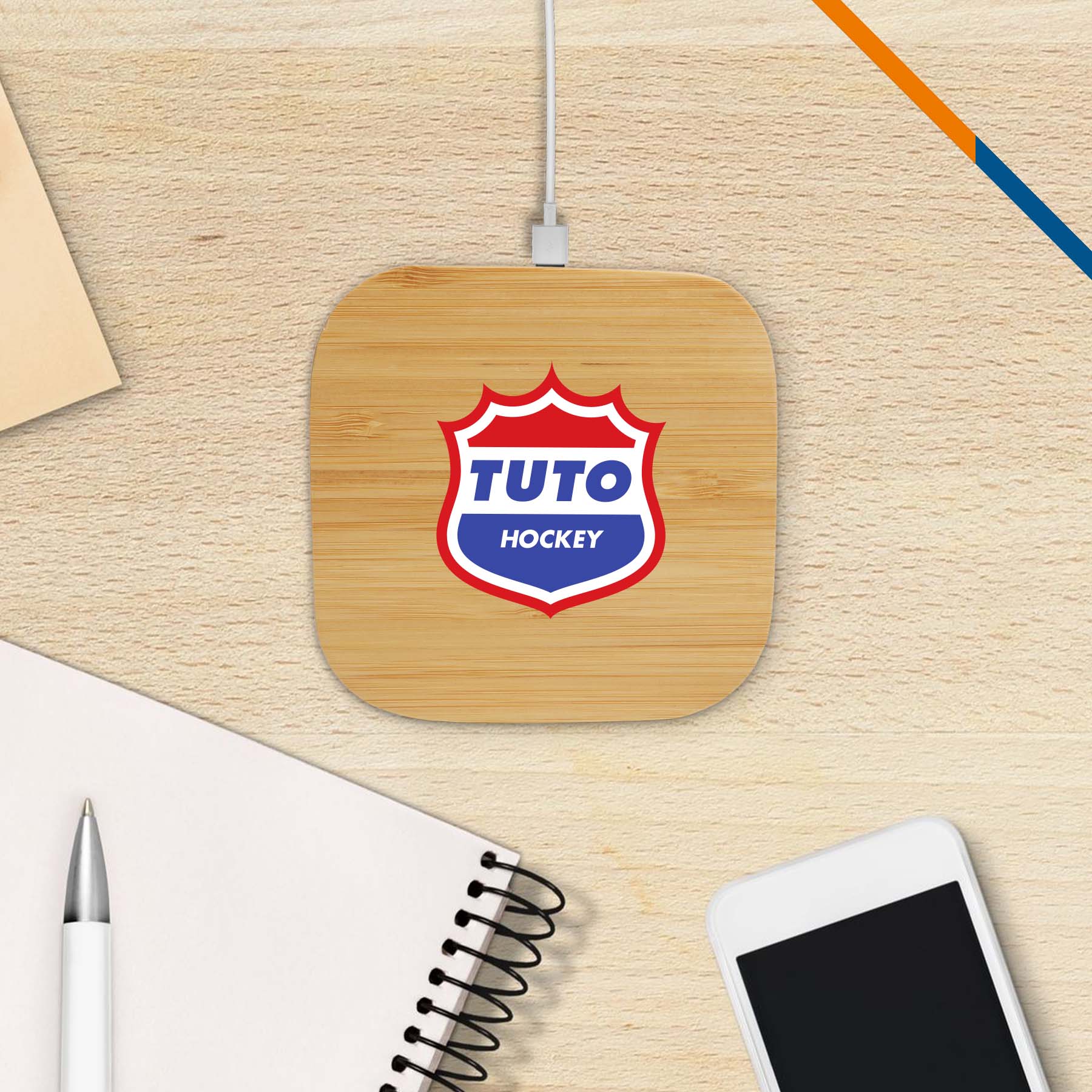 Angulum Bamboo Wireless Charger 5