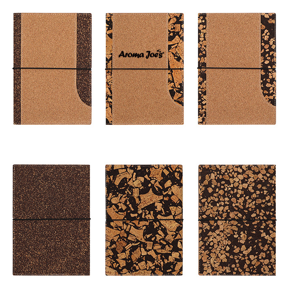 Eco-Friendly Coffee Grounds and Cork Notebook 3