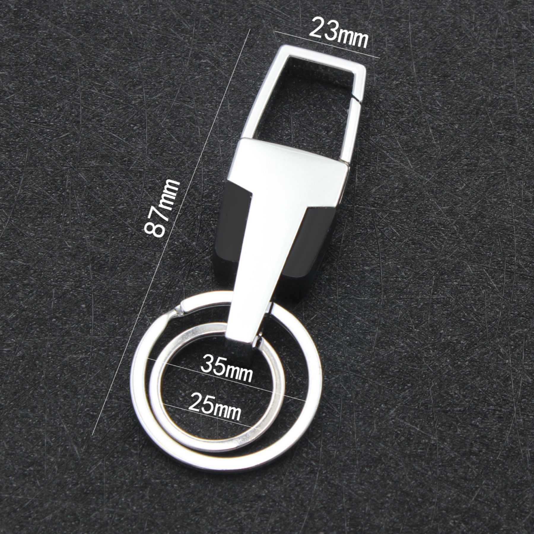 Keychain With 2 Split Key Ring 1