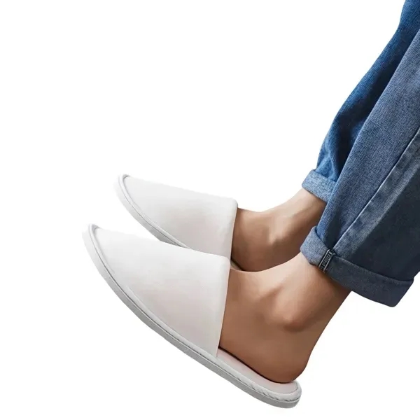 Cozy Coral Fleece Hotel Slippers - Soft Comfortable Footwear 8