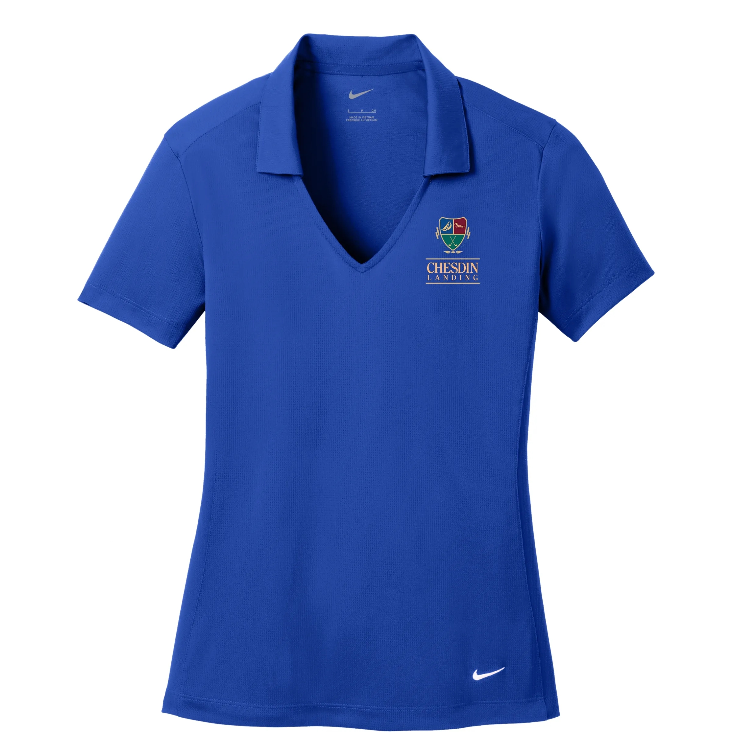NIKE(R) LADIES DRI-FIT VERTICAL MESH POLO 3