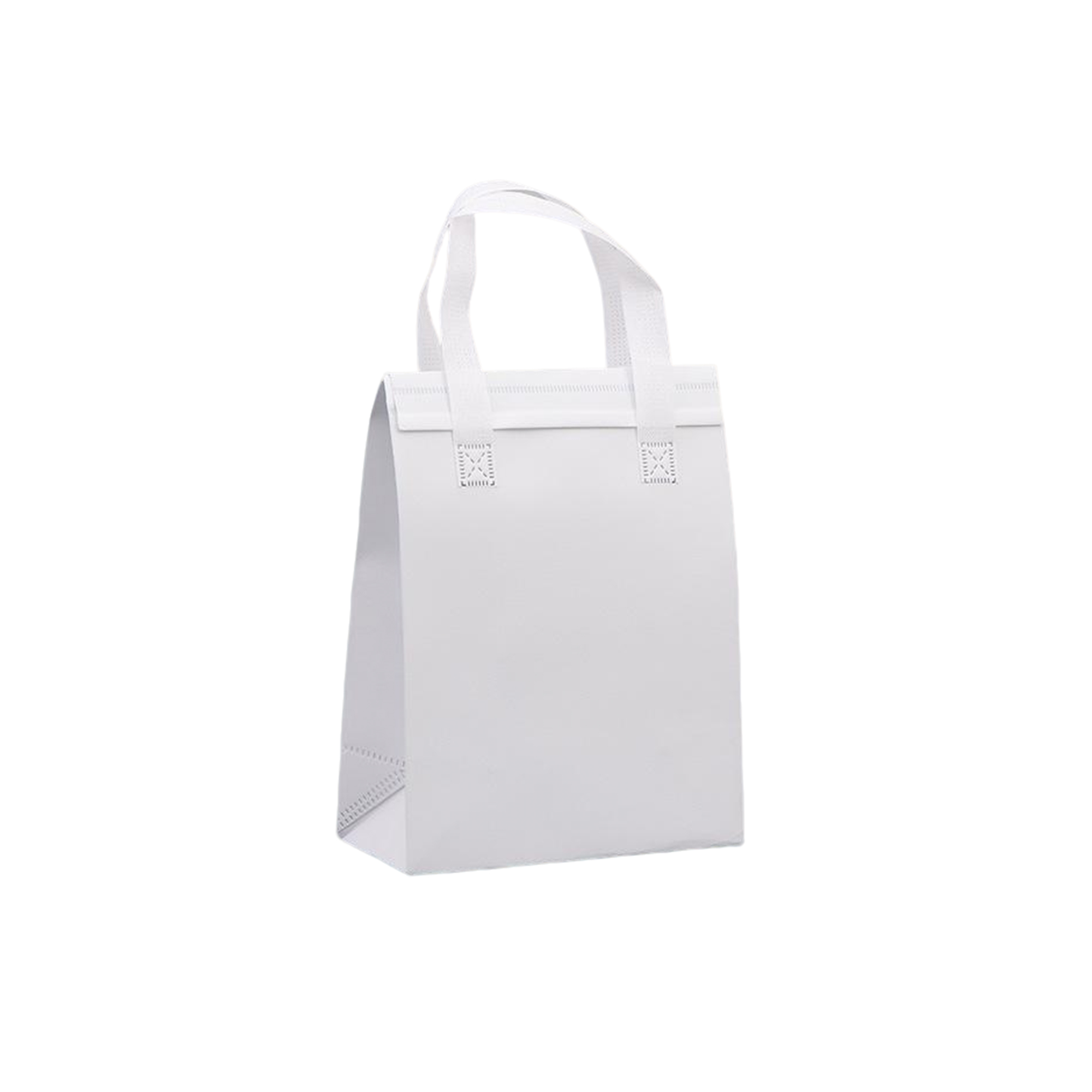 Insulated Non Woven Lunch Tote 9.4" x 5.9" x 10.2" With Zipper 3