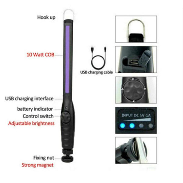 UV portable disinfection light 10