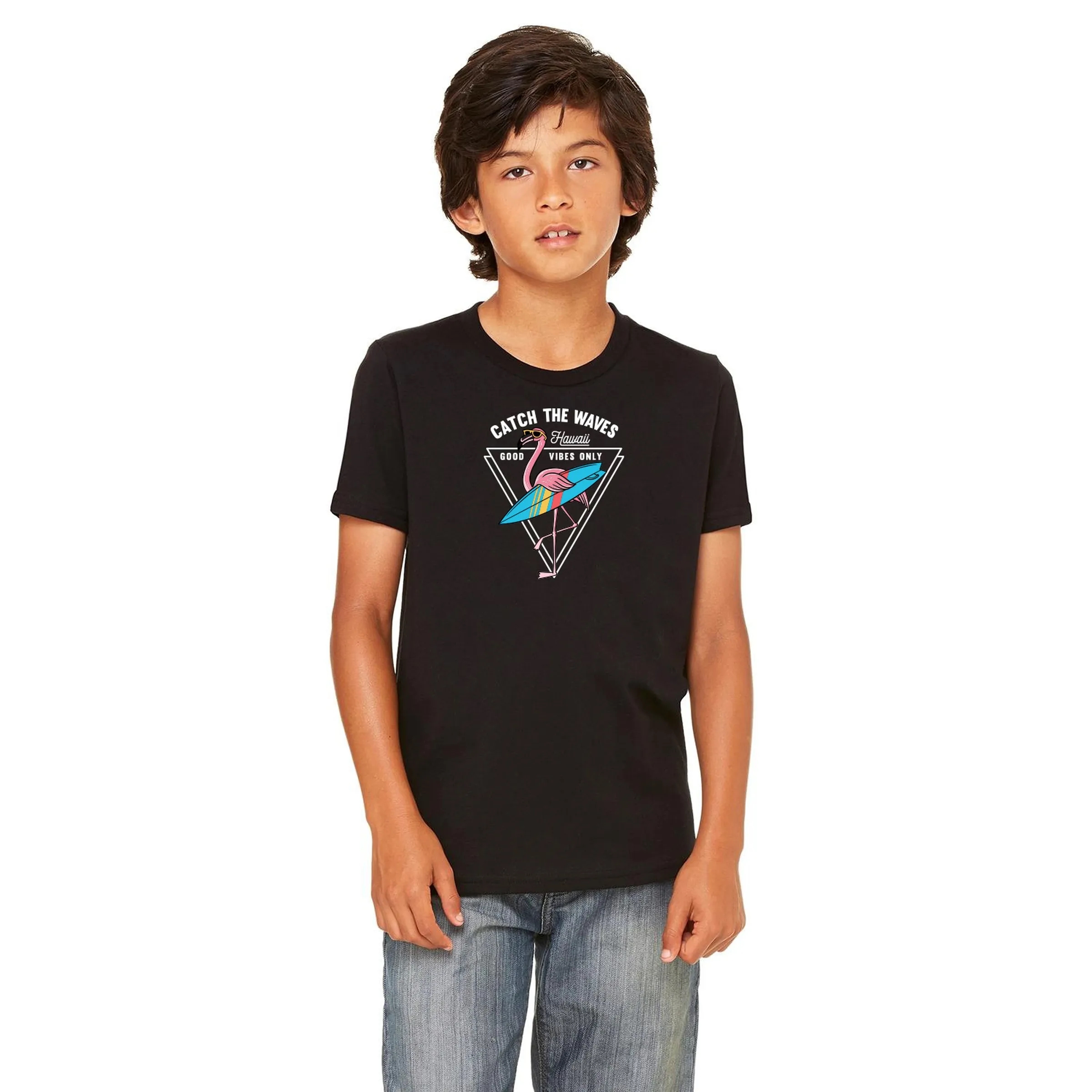 Bella + Canvas Youth Jersey Short-Sleeve T-Shirt 11