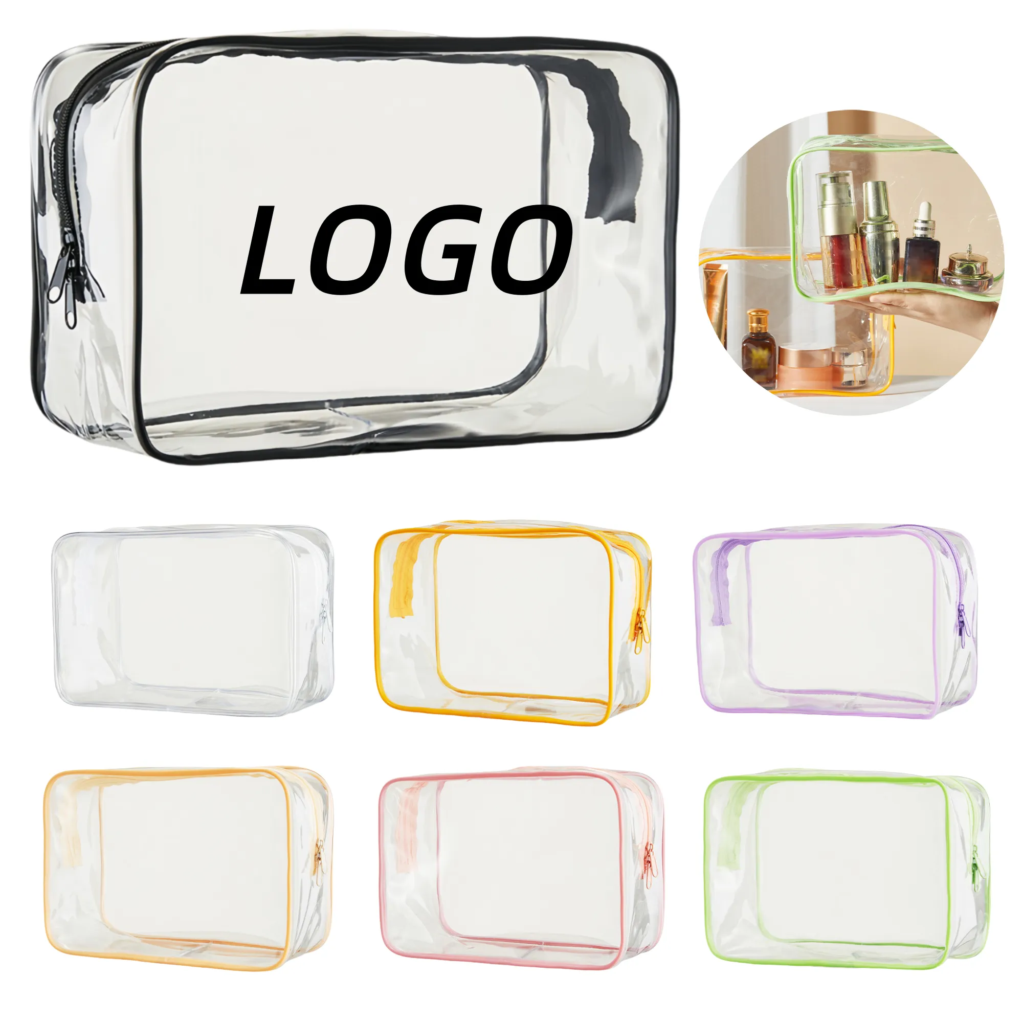Transparent PVC Cosmetic Bag 2