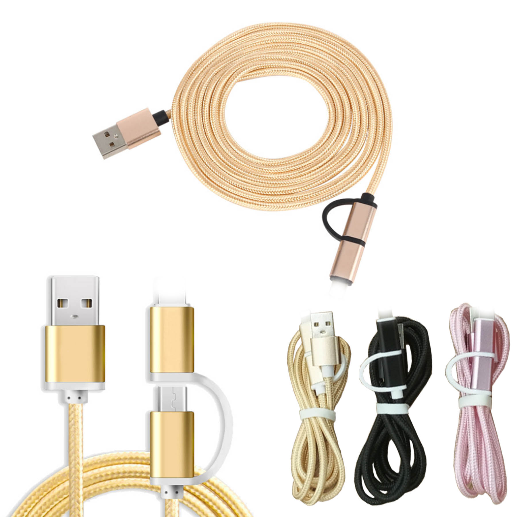 2-in-1 Data Sync Charge Cable 2