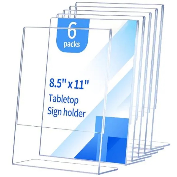 8.5"*11" Sign Holder 2