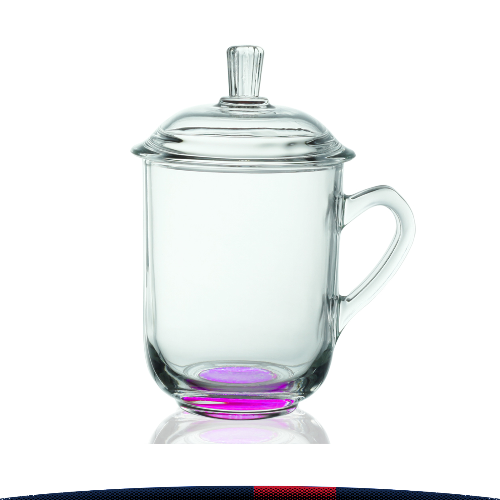 13 oz. Tea Glass with Lids 4