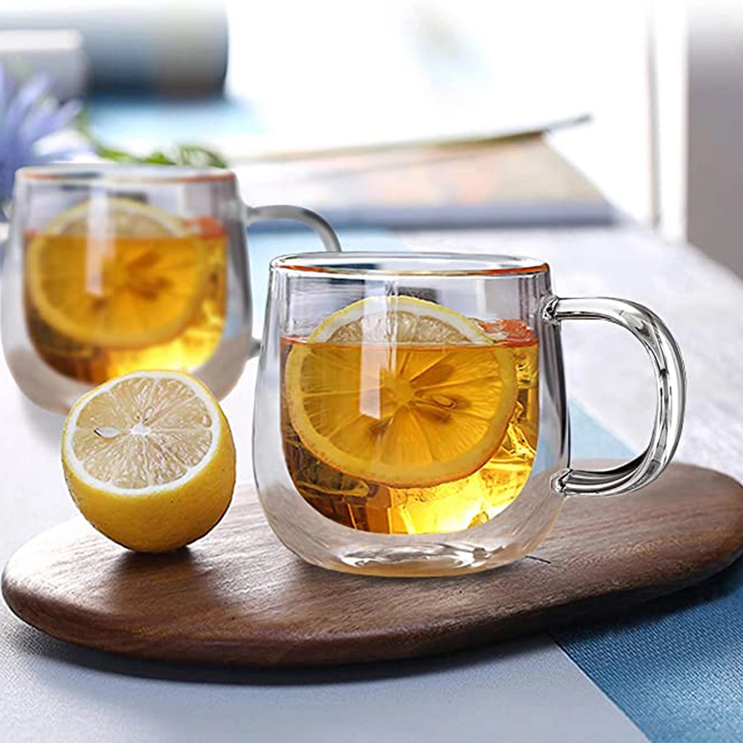 10.15 Oz Double Wall Glass Coffee Cup 3