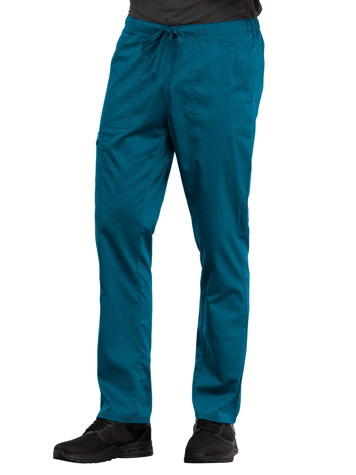 Cherokee - Workwear Revolution - Unisex 4-Pocket Tapered Leg Drawstring Pant 1