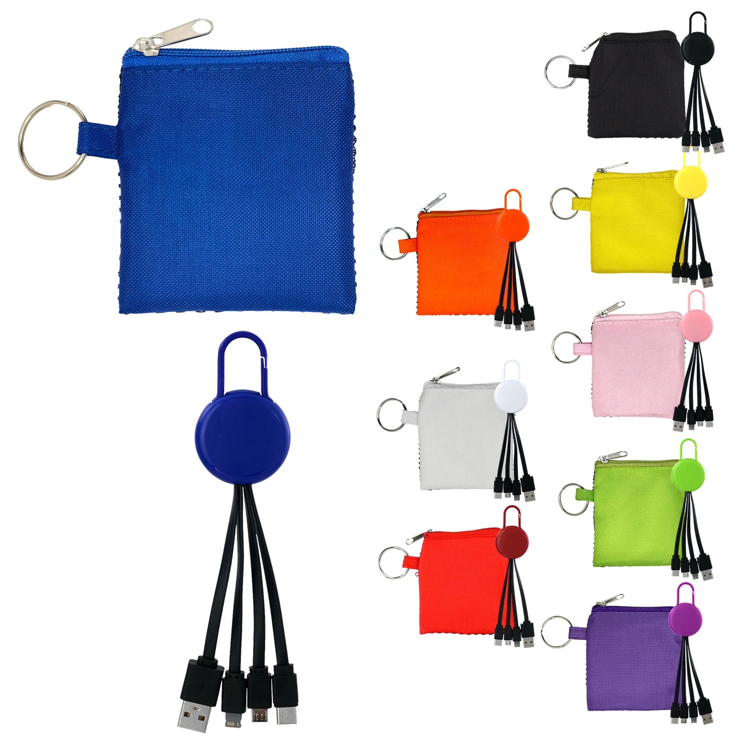 Sporty Colorful Clip Cable Set 15