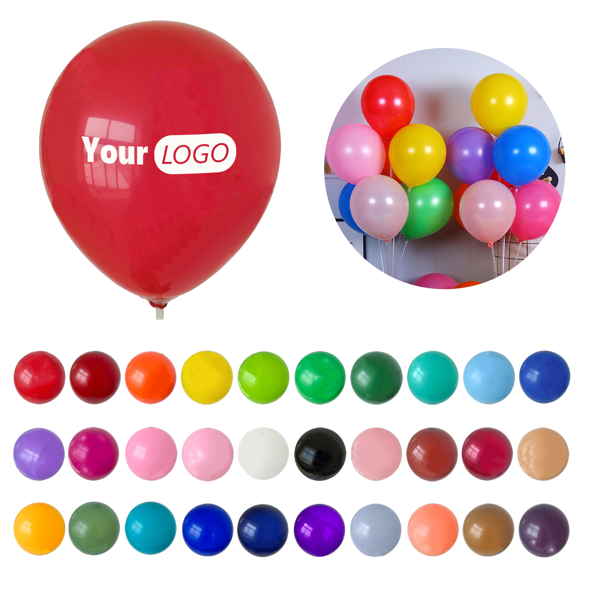 Latex balloon 12 inch MOQ 2