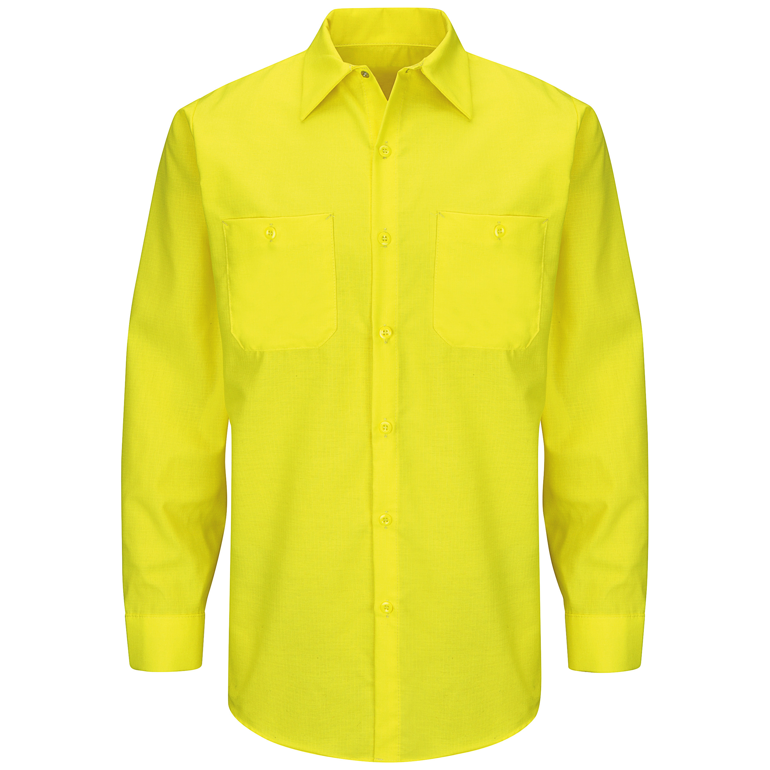 Red Kap® Long Sleeve Enhanced Visibility Ripstop Work Shirt 2