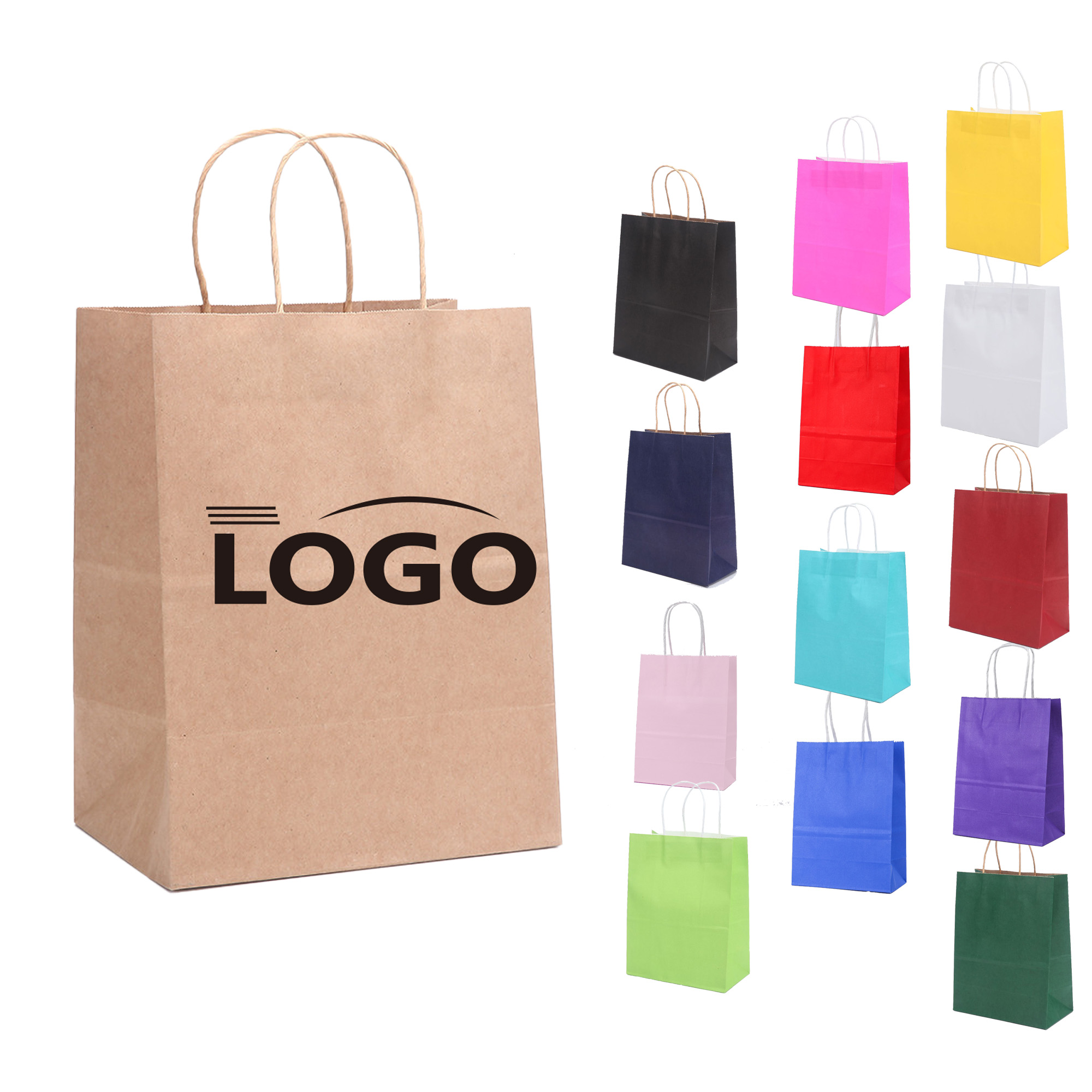 Eco-Friendly Kraft Paper Bags Durable Blosas Pinata Stylish 11