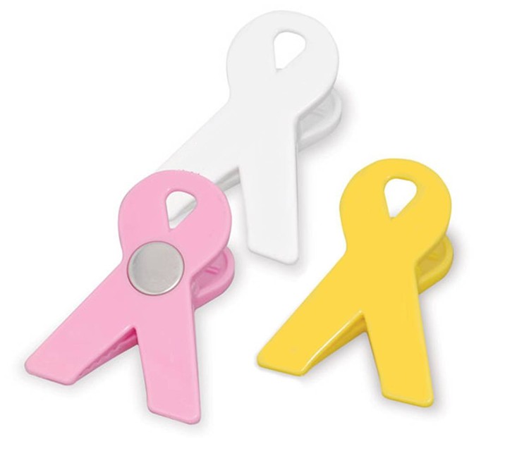 Ribbon Memo Magnetic Clips, Awareness Style 2