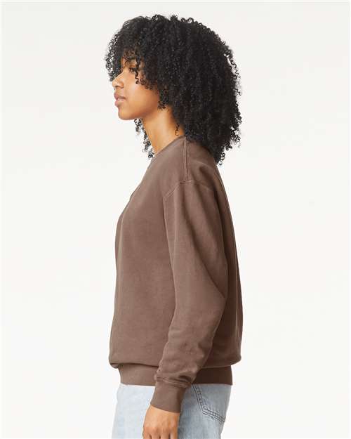 Unisex Garment-Dyed Lightweight Crewneck Sweatshirt - 1466 58