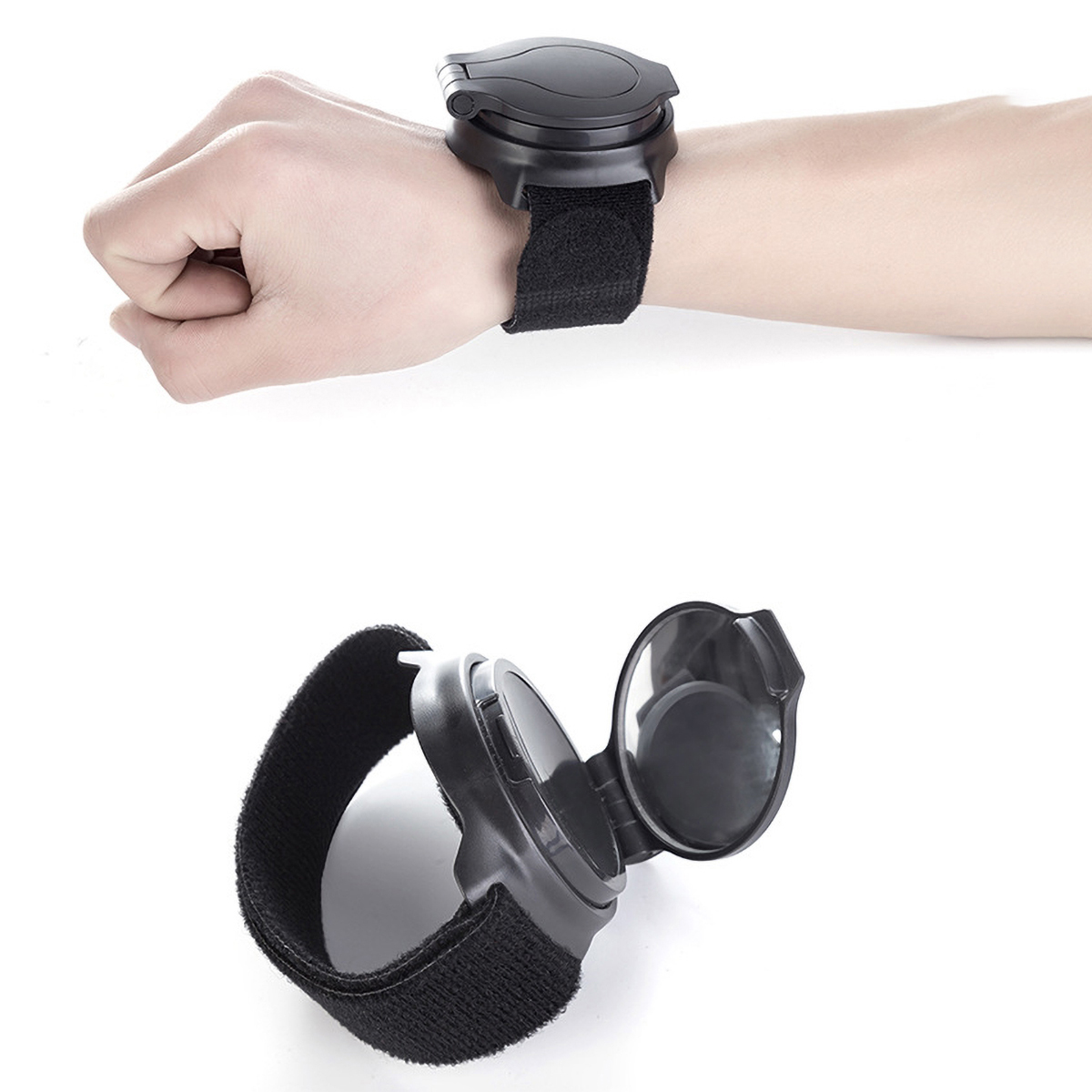 Arm Wrist Strap Bike Rearview Mirror 4