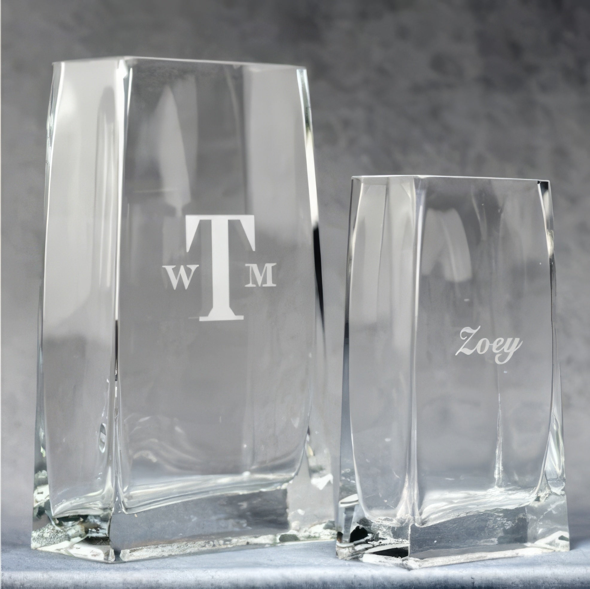 Crystal Rectangle Vase 4