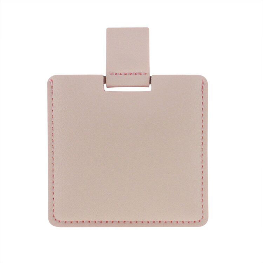 Portable stainless steel square makeup mirror 8