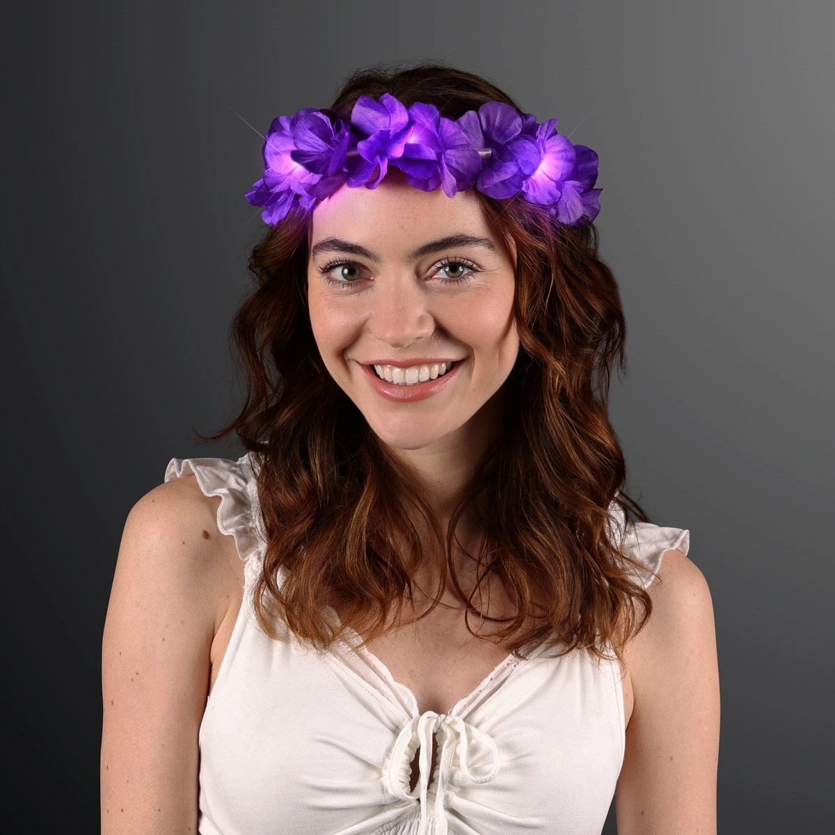 LED Value Flower Crowns, Lei Headband 14