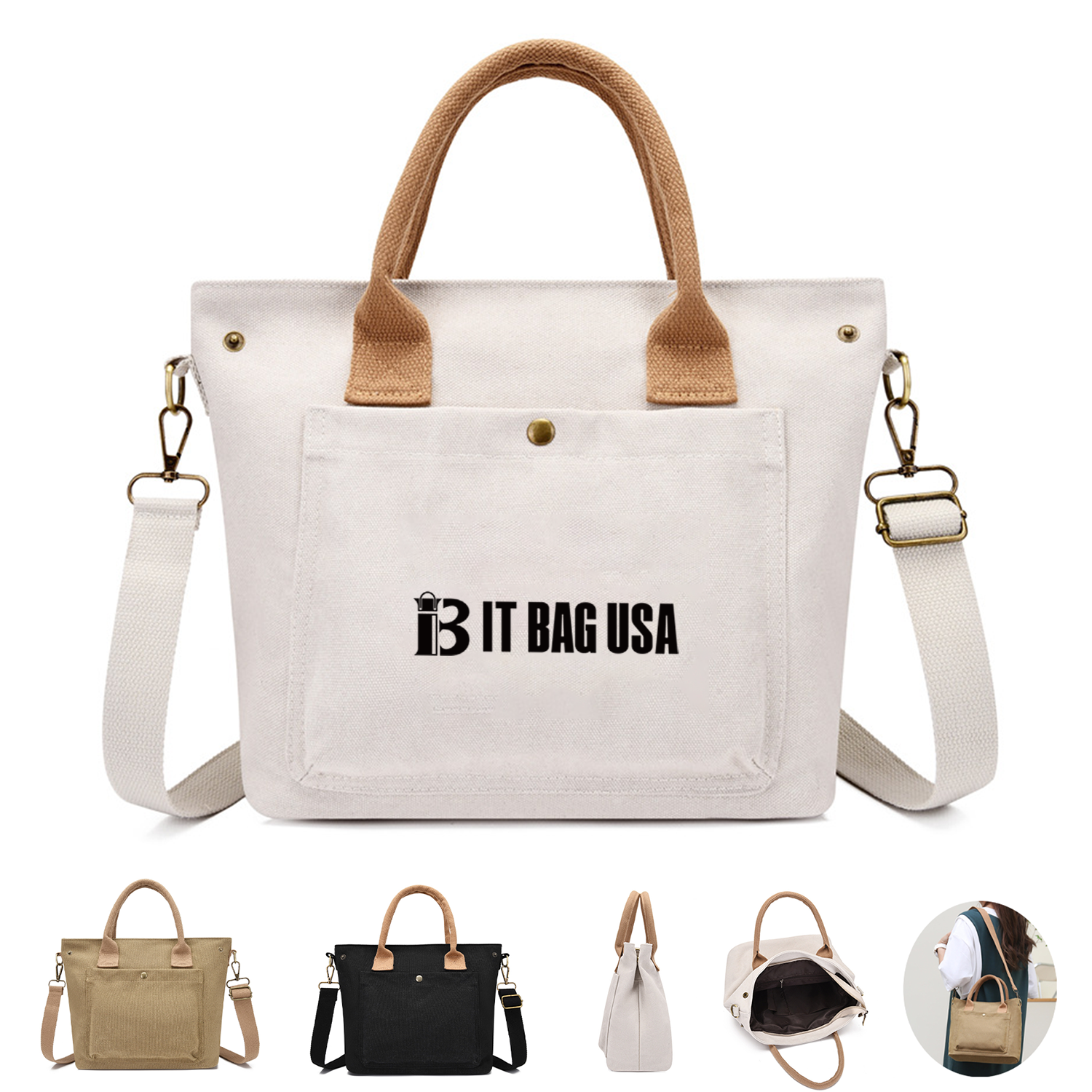 Canvas Cross Bodytote Bag 1