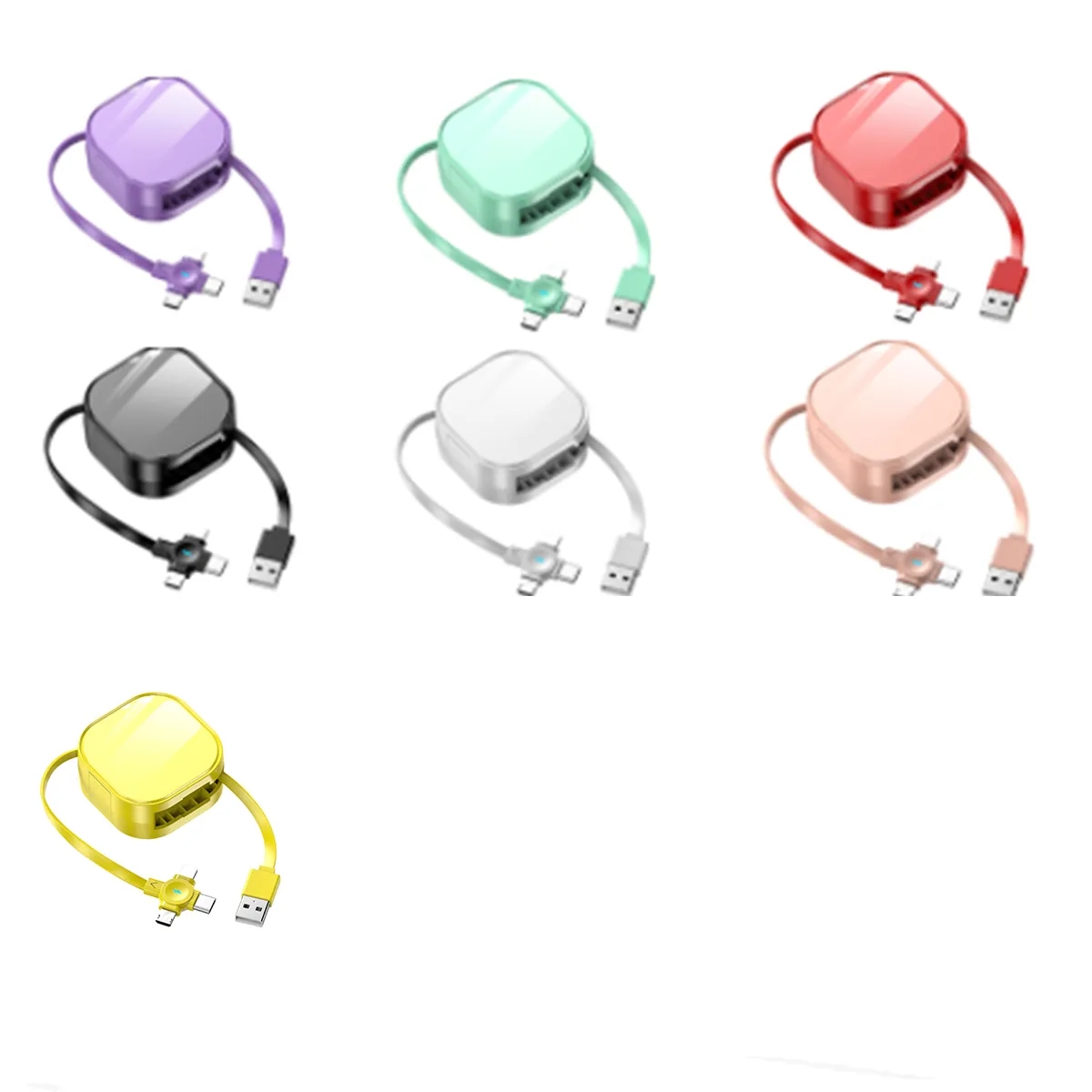 Custom 3 in 1 Universal Multi Data Charger Cable Cord 3