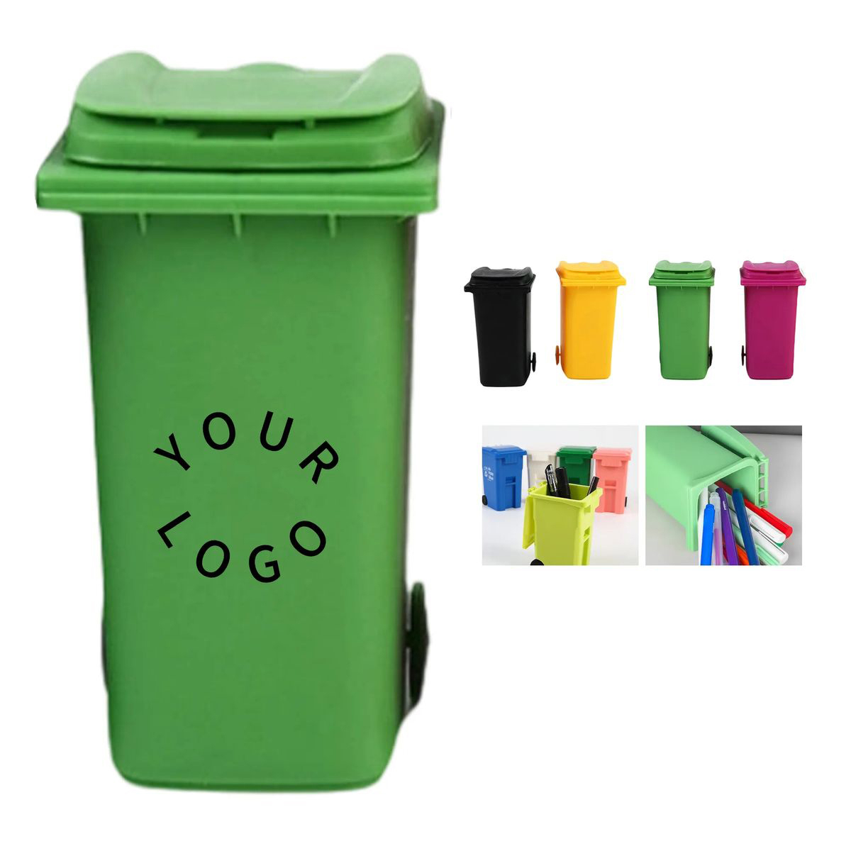 Creative Desk Accessory Shaped Like Trash Can 2