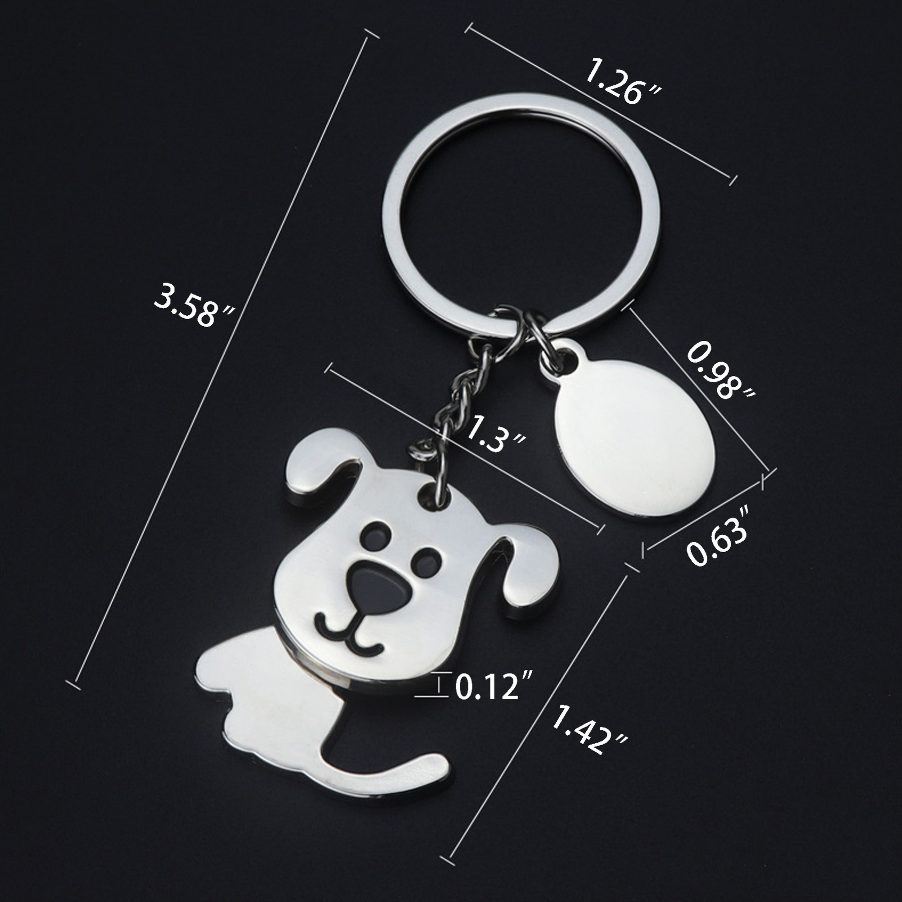 Shaking Head Dog Keychain 2
