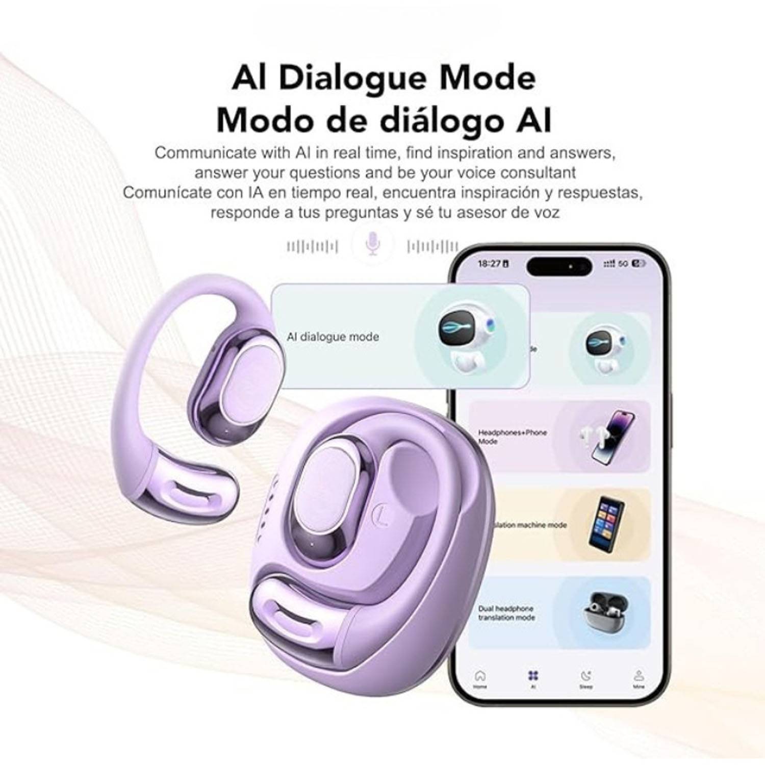 Air Conduction Adjustable Dynamic Wireless Earphones 8