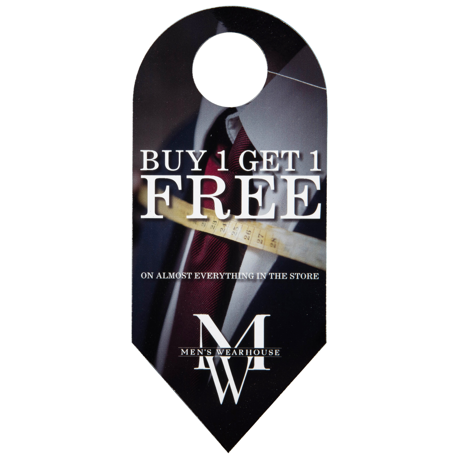 Hang Tag Card Stock 24 pt White (Stock Shape #) Digital Print 7