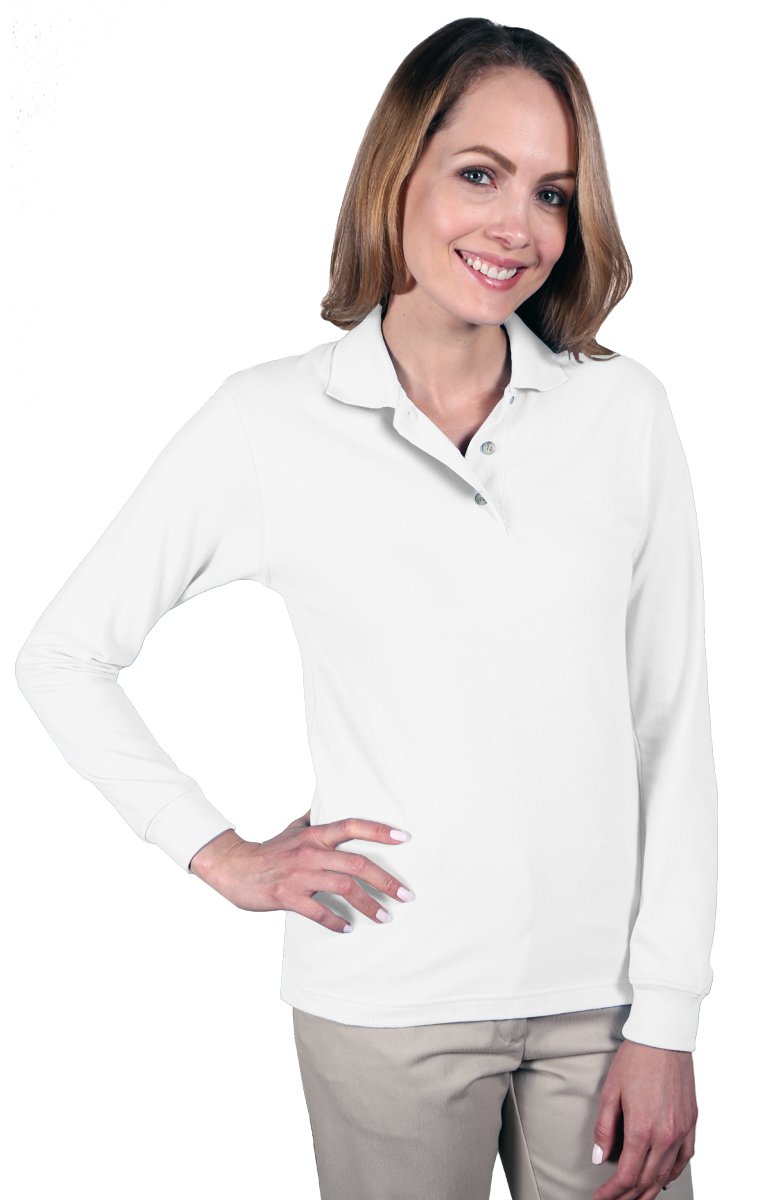 Ladies' Superblend L/S Polo 4