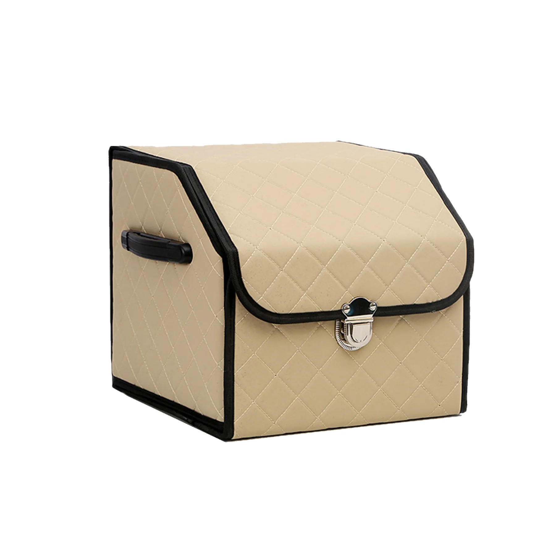 Leather Small Folding Car Storage Box 5