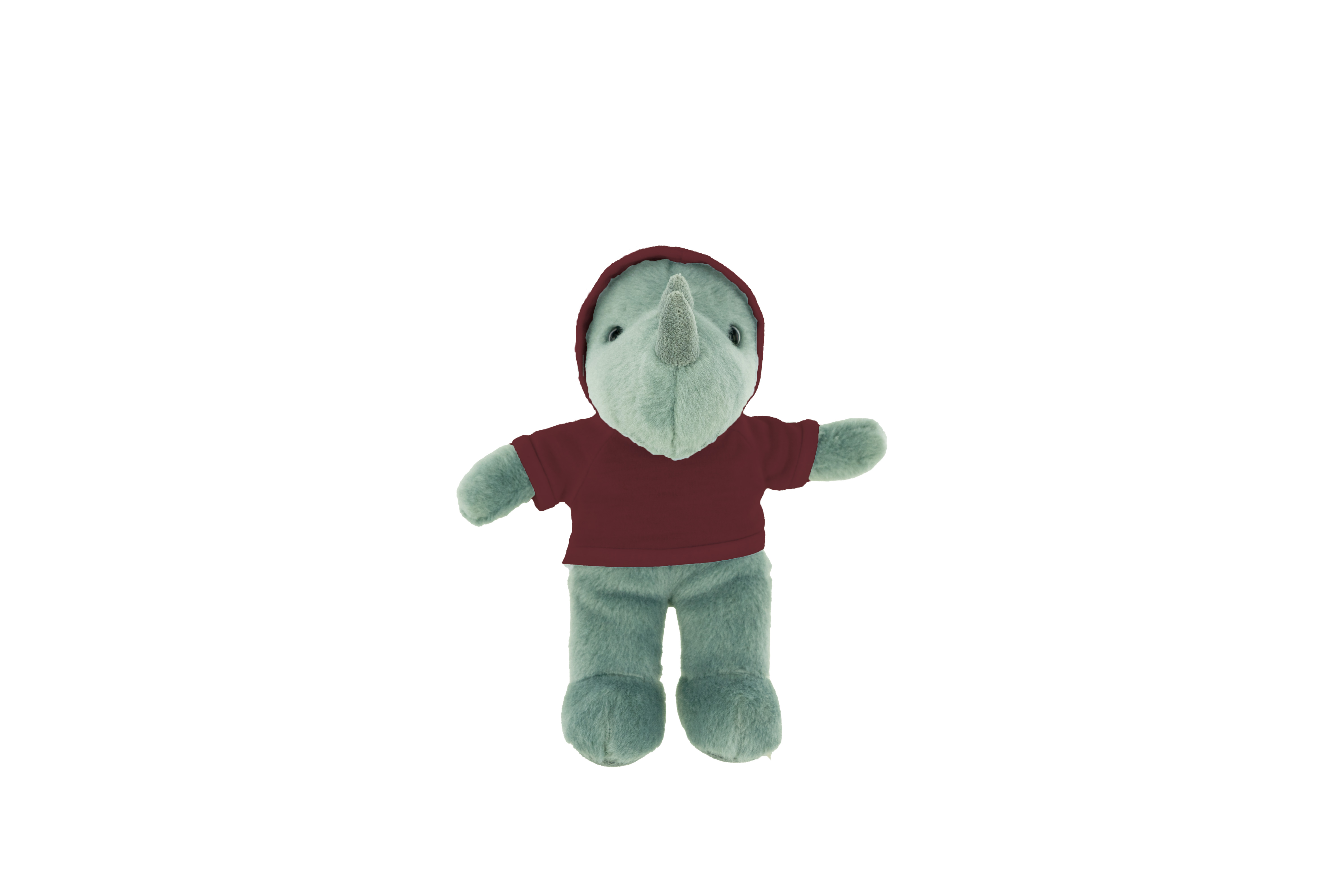 Plush Rhino with Hoodie 7